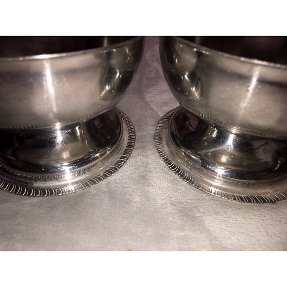 Vintage LION GENERAL 18/8 Footed‎ Stainless Steel Bowl # 1699 Japan Set Of 2 - Picture 6 of 9